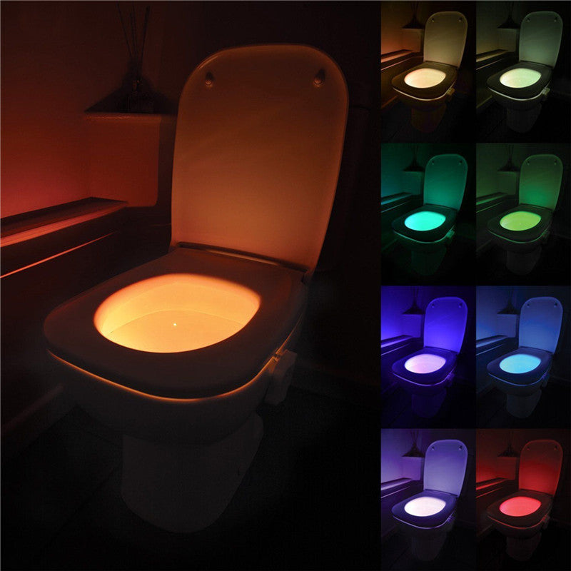 RV Camping Car Toilet Seat Night Light Smart Pir Motion Sensor Waterproof Backlight For Motorhome Caravan WC Toilet Light