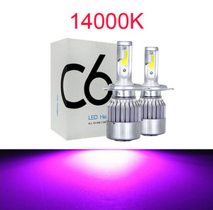 Muxall 8000LM/Pair LED Headlight Bulbs 72W Auto Lights Car H7 LED H1 H3 H27 H11 HB3 HB4 H4 H13 9004 9007 Car Styling Lamp