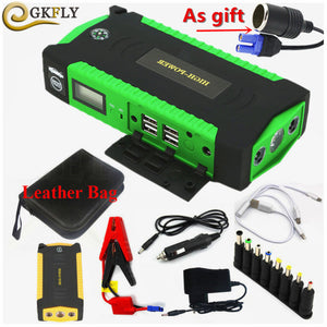 High Capacity Starting Device Booster 600A 12V Portable Car Jump Starter Power Bank Car Starter For Car Battery Charger Buster