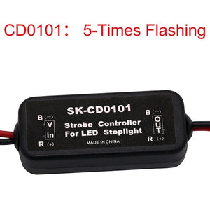 GS-100A Flash Strobe Controller Flasher Module For Car LED Brake Stop Light Lamp 12-24V Short Circuit Protection CD0100/01/02